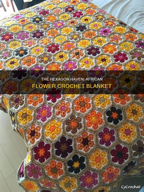 African Flower Crochet Blanket