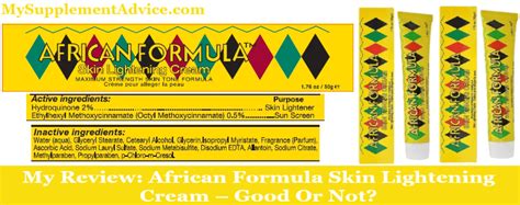 Unleash Your Radiance: Discover the Magic of African Formula Skin Lightening Cream!
