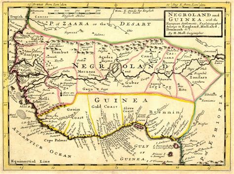 Africa Map 1700 / Ncpedia Ncpedia It presents the continent in the
