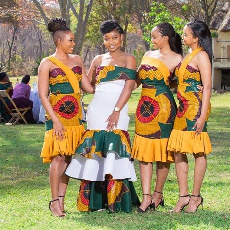 African Style Bridesmaid Dresses