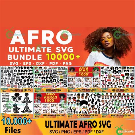 Download Afro Girl Bundle For Cricut