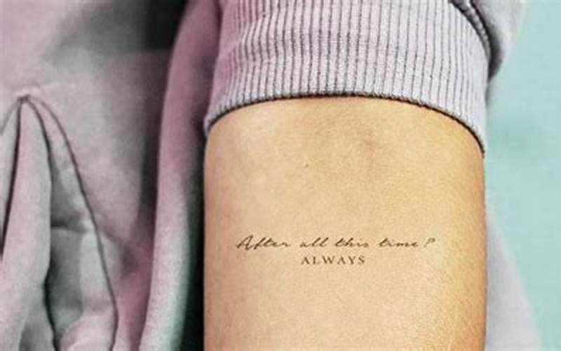 After All This Time Always Tattoo Popularity
