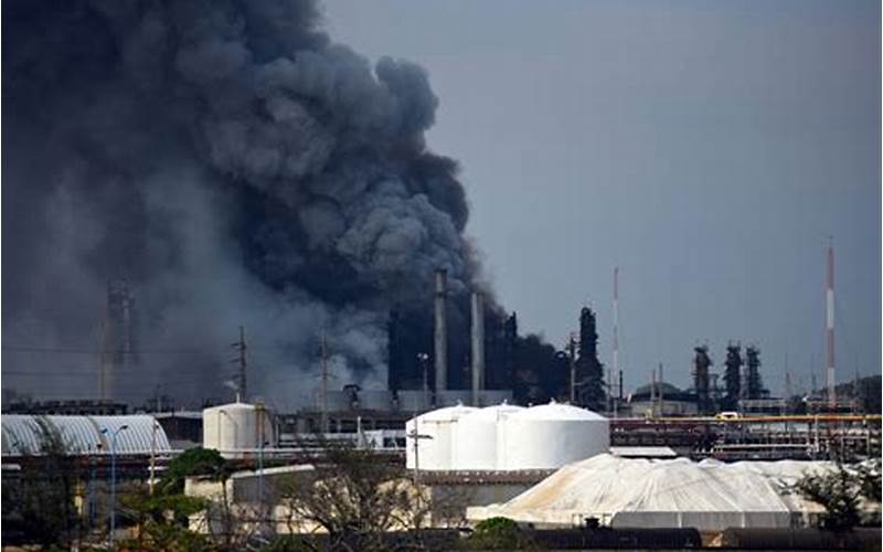 Aftermath Of Pemex Oil Refinery Explosion