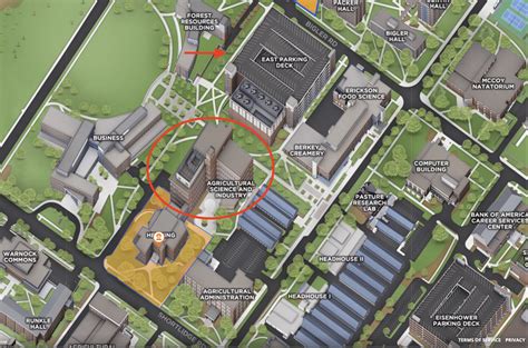 Penn State Building Map Printable Map