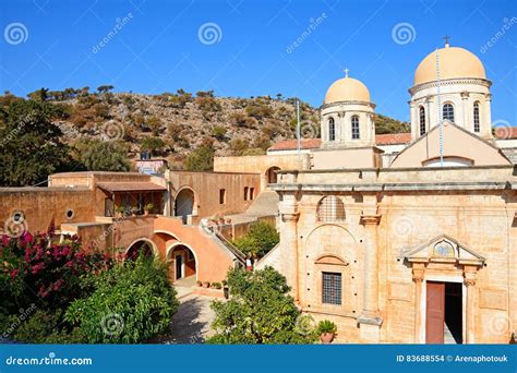 Agia Triada Monastery Courtyard