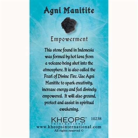 Agni Manitite: Unveiling the Mystical Metaphysical Properties of this Fiery Gemstone