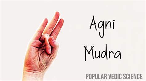 Agni Mudra