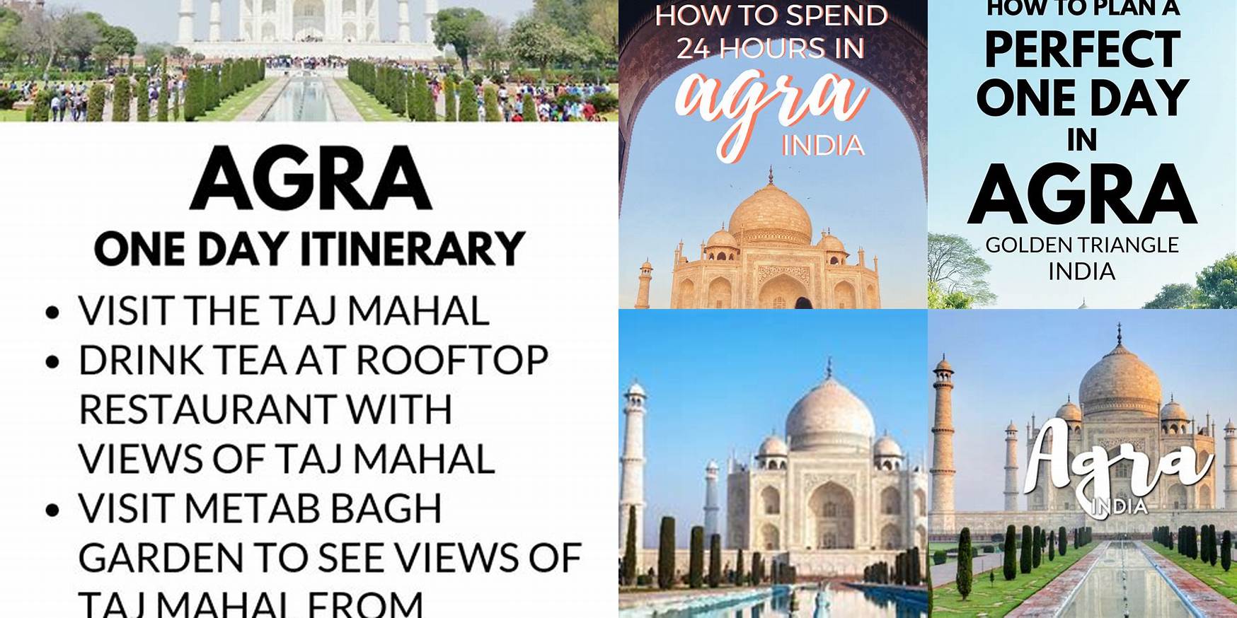 Agra Itinerary 1 Day