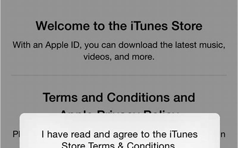 Agree To Apple Id Terms And Conditions