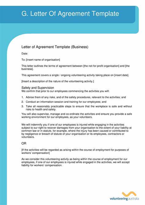 New letter agreement form 921