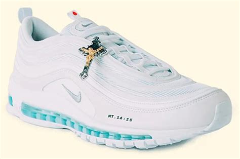 Nike Air Max 97 "Jesus Shoes" filled with holy water are selling for