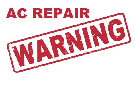 Air Conditioner Repair Warning Signs