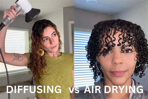 Air Drying vs. Diffusing Curly Hair