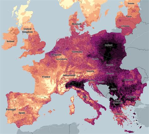 Air quality in Europe. "19 EU member states recorded nitrogen dioxide