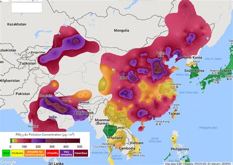 RealTime Map Reveals China's Deadly Air Pollution EcoWatch