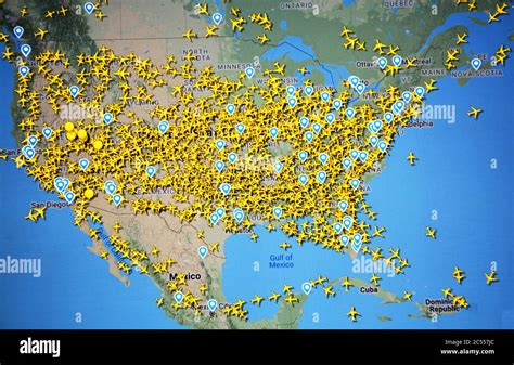 Air Traffic Control Zones in the USA. Source fanmaps on instagram