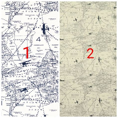 Air Traffic Travel Map print fabric Pillow Cover 12x12 14x14 Etsy