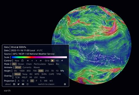 Mesmerizing Earth Wind Map Shows RealTime Wind Conditions Around the World