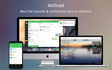 AirDroid: Android, iOS, Windows, Mac, Web