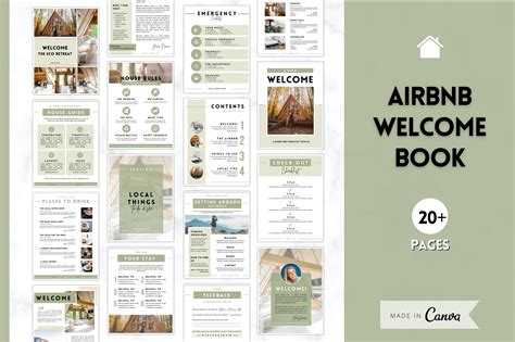 Airbnb Welcome Book Template Free