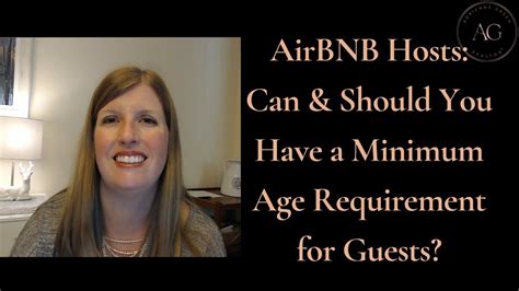 Airbnb hosts age requirement