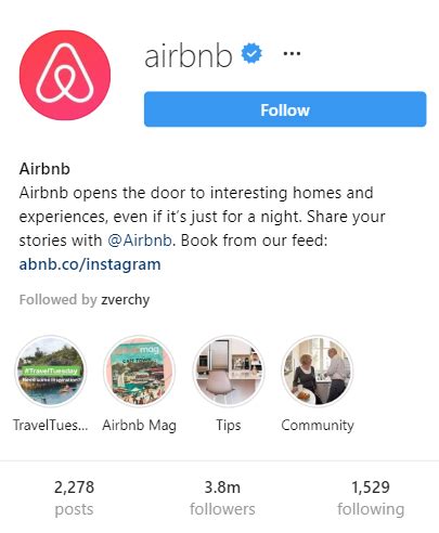 Airbnb social media