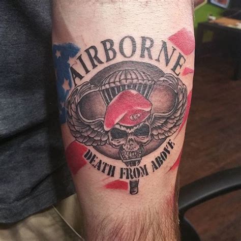 30 Airborne Tattoos For Men Military Ink Design Ideas
