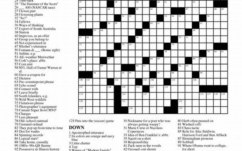 Airlines And The Nyt Crossword