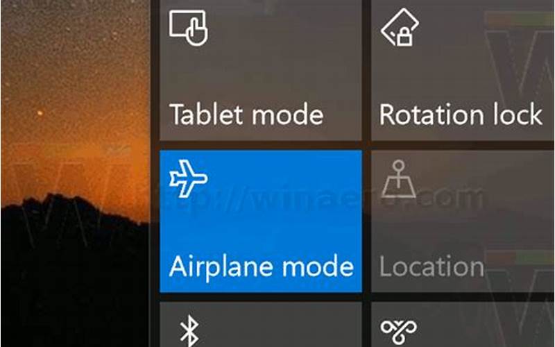 Airplane Mode Screenshot