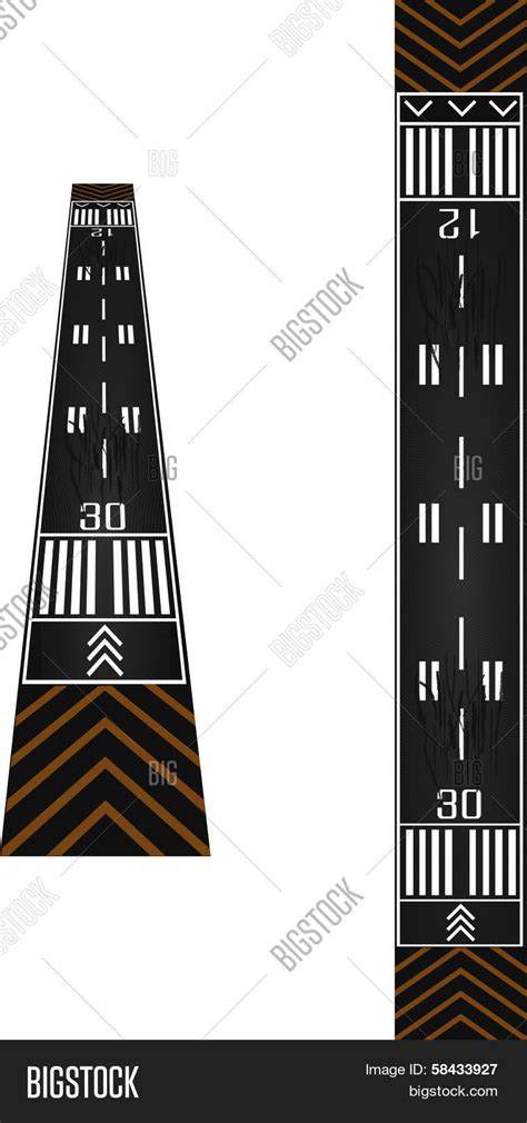 Airplane Runway Drawing Materials