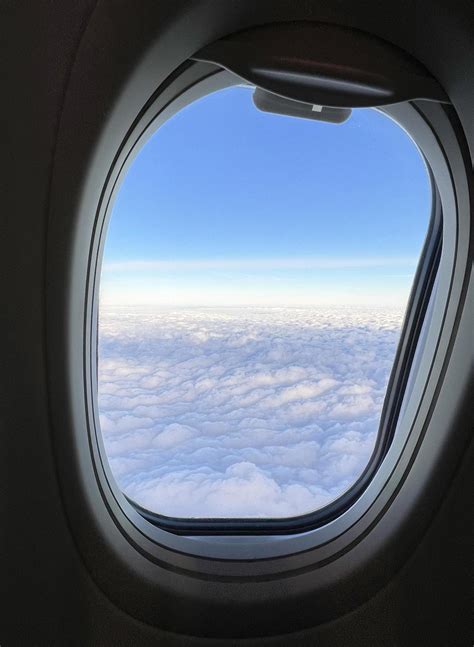 View from an airplane window