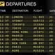Airport Departure Board Template