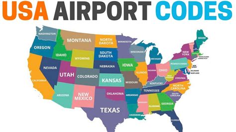 US International Airports Map, United States International Airports Map