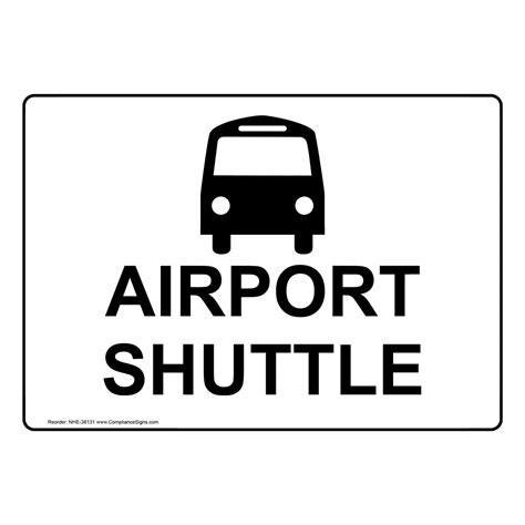Airport Shuttle Sign