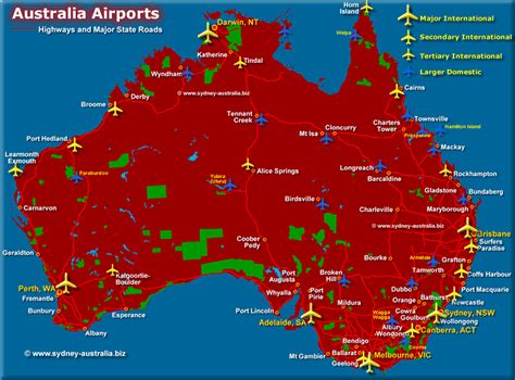 Map Of Australia Airports 88 World Maps