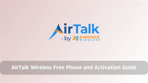 Airtalk Activation Page