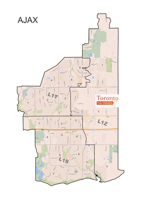 Postal Code L1T Map, Demographics and More for Ajax, Ontario