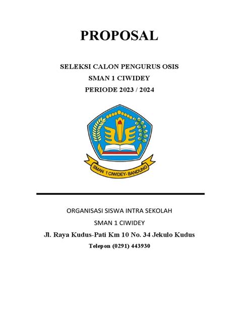 Ajukan Proposal Anda