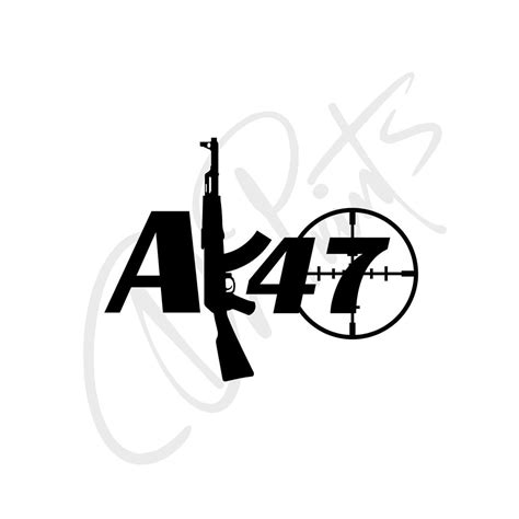 Ak 47 Sticker For Car