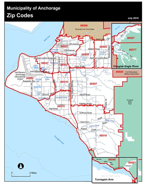Alaska ZIP Codes shown on Google Maps