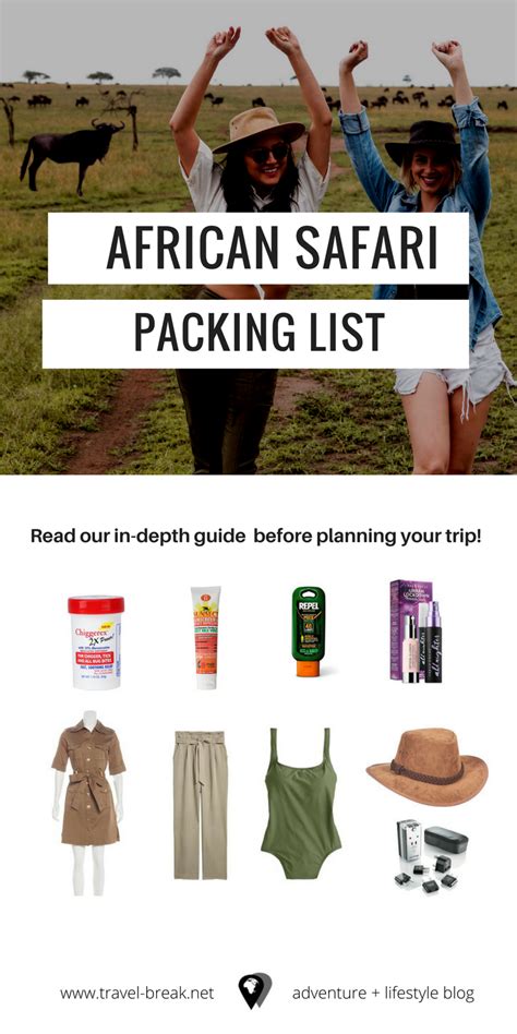 Akagera Safari packing list