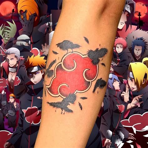 Akatsuki Cloud Tattoo