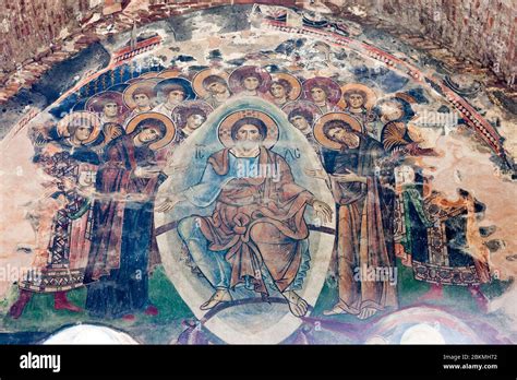 Akhtala monastery frescoes