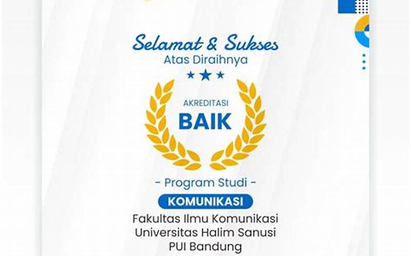 Akreditasi Universitas Halim Sanusi