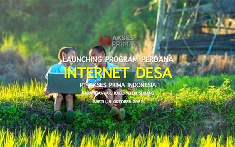 Akses Internet Pedesaan Indonesia