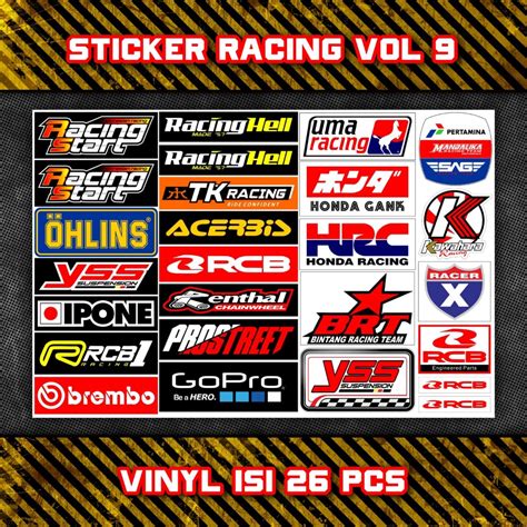Aksesoris Stiker Motor