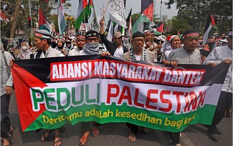 Aksi Protes Palestina