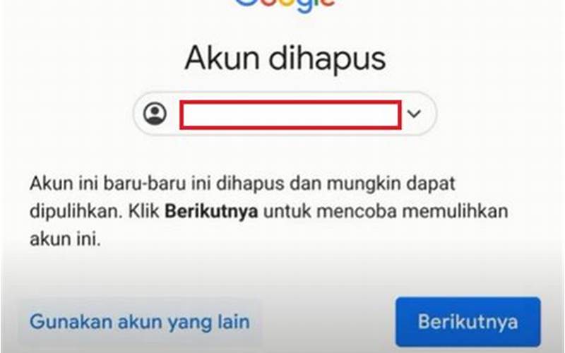 Akun Gmail Android Berhasil Dihapus