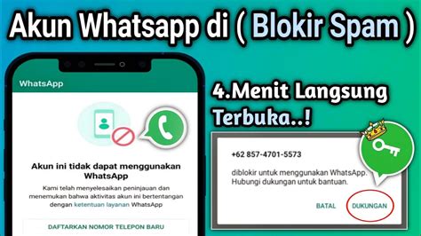 Akun WhatsApp Diblokir