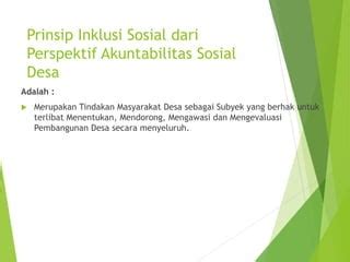 Akuntabilitas Sosial